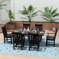 thumbnail image 5 of Polytrends Laguna 7-Piece Rectangular Poly Eco-Friendly All Weather Outdoor Dining Set with Armchairs Sand, 5 of 5