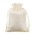 thumbnail image 1 of letairis Drawstring Bag Earrings Jewelry Favors Storage Pouch Gifts Pocket Beige, 1 of 6