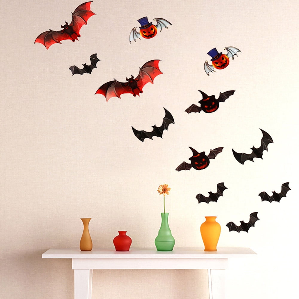 Vinyl Removable Diy Pvc Bat Wall Sticker Decal Home Diy Pvc Bat Wall Sticker Decal