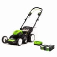 thumbnail image 1 of Greenworks 80V 21-In Self-Propelled Lawn Mower, 2.0AH + 4.0AH Included, 1 of 1
