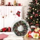thumbnail image 4 of Bolsa de PVC para guardar coronas de 30 pulgadas | Recipiente transparente para coronas de flores con asa | Organizador de plástico duradero para Navidad, Pascua y Halloween | Portabebés redondos y, 4 of 8
