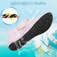 thumbnail image 3 of Water Shoes for Women Men Barefoot Beach Swim Aqua Socks Summer Wide Slides Sandals Quick Dry Pool River Sea Sock Shoes, 3 of 7