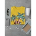 thumbnail image 3 of Island W Palm Trees T-Shirt Men -Smartprints Designs, Male 4X-Large, 3 of 4
