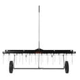 thumbnail image 7 of Tow Behind Dethatcher, 48-inch Tow Dethatcher with 24 Spring Steel Tines, Lawn Dethatcher Rake for ATV or Mower, Tow Behind Lawn Rake with Lift Handle for Garden Farm Grass, 7 of 7