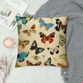 thumbnail image 2 of GOSMITH Nordics Butterfly Pillow Cover Vegetable Fruit Throw Pillow Covers Mushroom Collection Pillowcase Cushion Case Tropical Wildflower Pillow for Couch Sofa Home Office Boho Gift White, 2 of 5