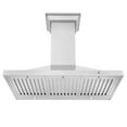 thumbnail image 4 of ZLINE 30 in. Wall Mount Range Hood in Stainless Steel with Crown Molding (KBCRN-30), 4 of 5