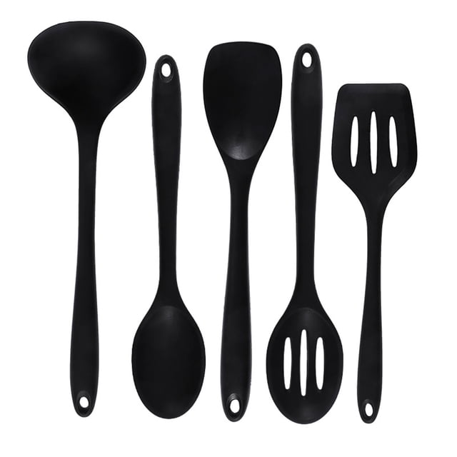Juego de utensilios de cocina de 5 piezas, cucharas de espátula, herramientas para cocinar y hornear