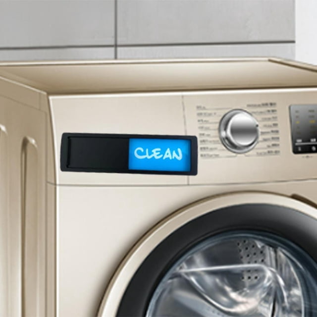 Magnet Lavavajillas elegante Limpio Indicador de signo sucio Fuerte imán suave fácil de leer y deslice para la cocina Frigorífico Lavandería convenien Azul Gris Negro Baoblaze Signo limpio sucio