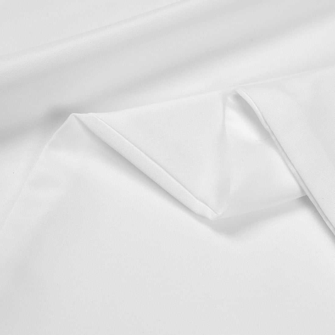 Unique Bargains Luxury Silky Satin Body Pillow Case White 20" x 72"