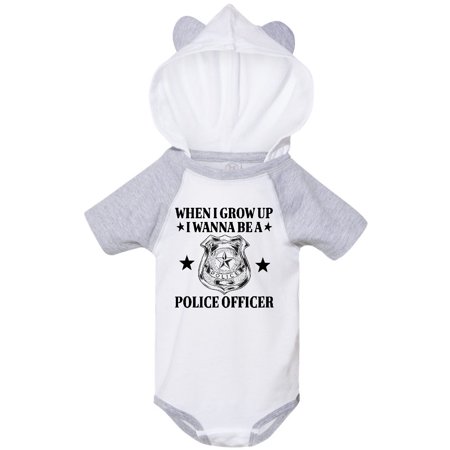 

Inktastic Future Police Officer Badge Gift Baby Boy or Baby Girl Bodysuit