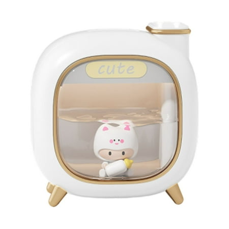 

Chaomeng Pet Double Spray Humidifier USB Desktop Atmosphere Light Aromatherapy Mini Water Replenishing Air Spray Not Consumed Quiet Time Fl Studio Cool Mist for Large Room Battery Operated Humidifiers