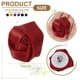 thumbnail image 2 of Uxcell 6 Pcs Flores de Solapa para Trajes de Hombre, Pin de Solapa de 2" para Hombres, Flores de Rosa Artificial para Boutonnieres de Boda, 2 of 7