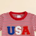 thumbnail image 4 of kpoplk Boys Summer Play Clothes 2-5 Years 2Pcs Outfits Short Sleeve Shirt and Shorts Dinosaur Print Casual(Red,2-3 Y), 4 of 6
