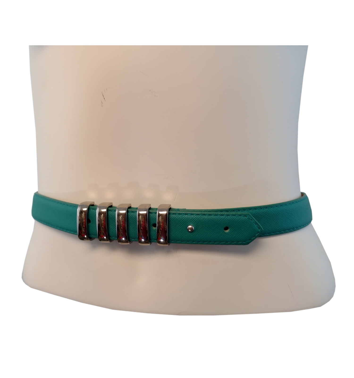 New Fashion Women's Belt Narrow Skinny Low Waist Thin Leather Loop Bow Belt 