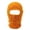Orange, variant on Multicolor Knit Insulated Face Mask Halloween Single Hole Warm Hat Polyester Winter Furry Distressed Balaclava Knitted Windproof Full Face Ski Mask for Women Men A