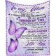 thumbnail image 1 of LHSHID Personalized Custom Name Message Blanket to My Mom from Son I'll Always be Your Little Boy Loving Mom Cozy Soft Microfleece Travel Blanket Travel or Lounging at Home, 1 of 6
