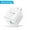 White, variant on USB C Charger Block, PD 25W Fast Charging, Multiport Wall Charger, QC 3.0 USB Port, Multiple Protection, Low Temperature Charging, Compact Portable for Phones Laptops