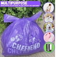 thumbnail image 5 of Baby Diaper Bag Disposable (300 ct.) Fresh Baby Powder Scented Easy Tie Handles Scented Diaper Sacks Disposable Dog Poop Waste Bags Cat Litter Bags (300 Bags), 5 of 7