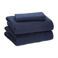 thumbnail image 1 of Drap de Lit en Jersey de Coton ZMLEVE - Simple, Bleu Marine, 1 of 5