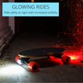 thumbnail image 2 of Led Skateboard Lights - Led Longboard Lights Front and Back USB Rechargeable. Ideal Electric Skateboard Lights Kit. 2 USB Cables and 2 Strap Included., 2 of 6