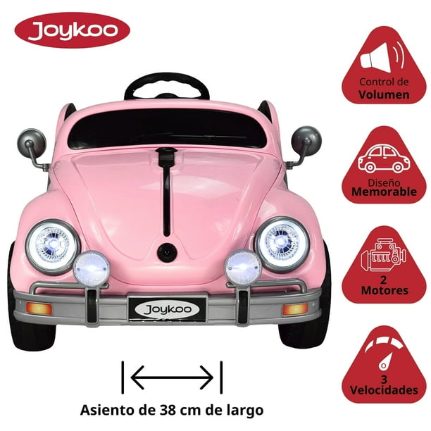 Vocho Carrito Beetle Para Bebe Montable Vocho Luces Sonido Musica