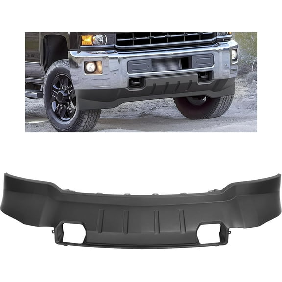 KOJEM Front Lower Bumper Valance Compatible with 2015-2019 Chevy Chevrolet Silverado 2500 3500 HD 22978557 GM1092252 Lower Air Deflector