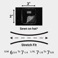 thumbnail image 4 of Pull Patch Delta Flexfit Hat | Black Tactical Cap | L/XL | Moisture-Wicking | 2x3 in Loop Surface to Attach Patches, 4 of 5
