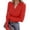 Red, variant on Kamentoy Women's V Neck Polo Shirts Long Sleeve Collared Business Fall Tunic Tops, Casual Ladies Polo, Knit Tee, Trendy Work Outfits, Golf Shirts