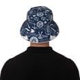 thumbnail image 5 of Sikiie Sailing Cruises Nautical Reflective Double-Sided Bucket Hat, Sun Hat, for Gardening, Beaching, Camping, Hiking, Fishing, 5 of 6