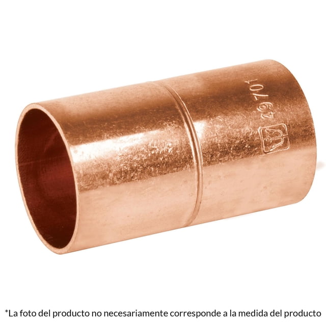 Cople de cobre con ranura 1-1/2' Foset Foset CC-265
