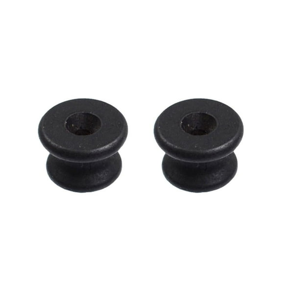 2pcs Ebony Wood Guitar Strap Lock Button For Guitar Bass Ukulele Accessory