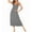 Gray, variant on cfhntfmh Womens Nightgowns Comfy Sleeveless Scoop Neck Spaghetti Strap Sleepdress Soft Flowy Side Slit Sleepwear Long Nightshirts