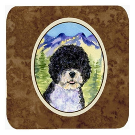 

Portuguese Water Dog Foam Coasters - Set Of 4