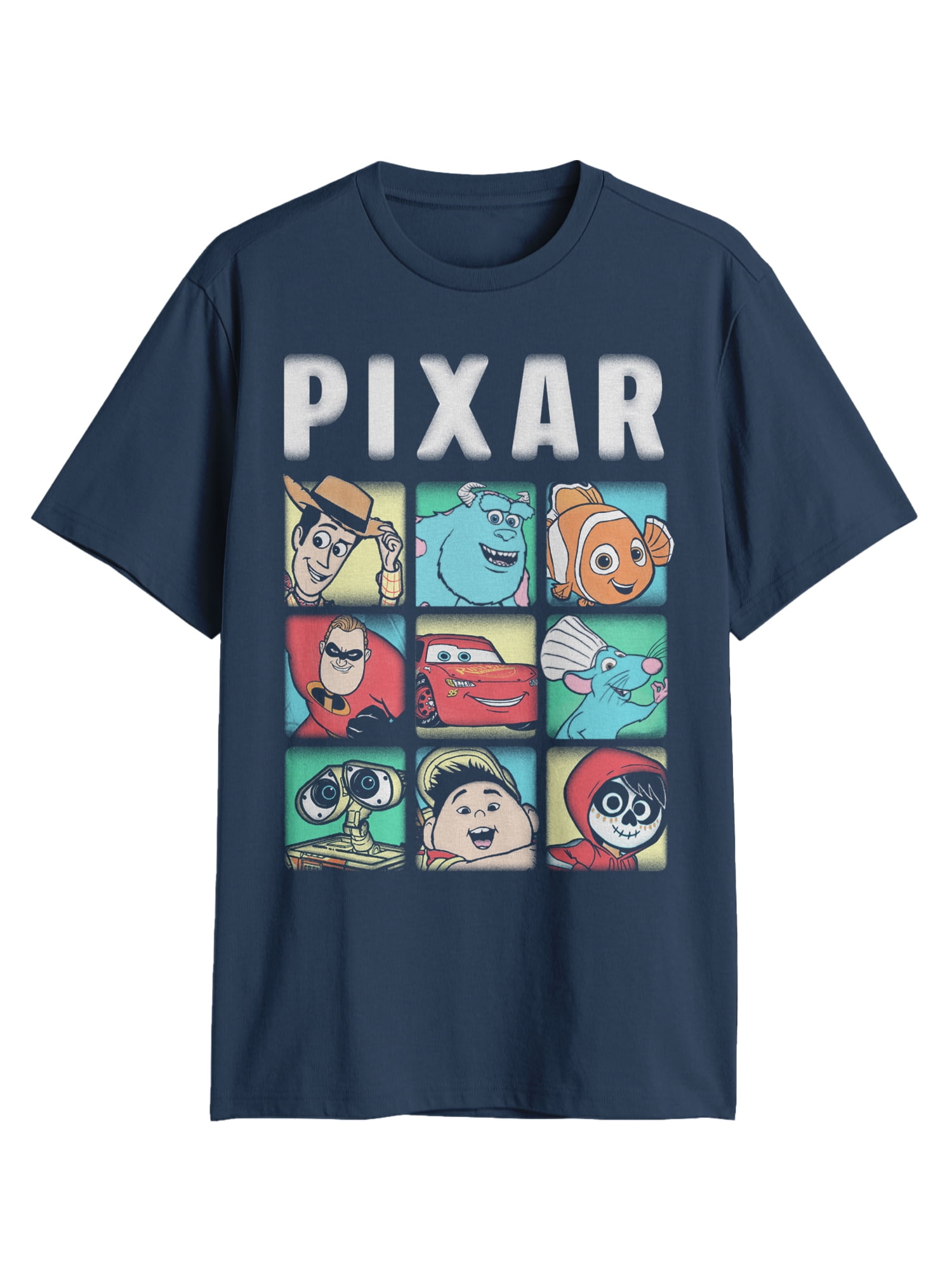 Disney Men's and Big Men's Pixar Greatest Graphic Tee with Short Sleeves, Sizes S-3XL