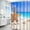 Bule Sky, variant on Blue Sky Sea Hello Summer Vocation Waterproof Fabric Shower Curtain for Bathroom Decor Green Palm Leaves Red Starfish Shells Sand Beach Cloth Shower Curtains Home Bath Decor 72x72 inches