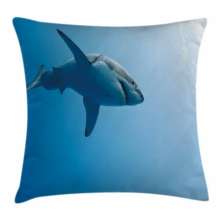 Shark Throw Pillow Cushion Cover Fish Swimming In The Ocean Mesmerizing Shark Decorative Pillow Shark Throw Pillow Cushion Cover Fish Swimming In The Ocean Mesmerizing Shark Decorative Pillow