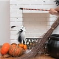 thumbnail image 4 of Matoen 2 Pcs Cat Teaser Halloween Toys Cat Toys Plastic Stick Interactive Teaser Cat Toy Wand Teasing Hangings for Cats, Indoor Cats Cute Tease Stick, 4 of 7