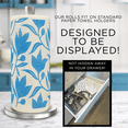 thumbnail image 5 of LOLA Swedish Dishcloths for Kitchen XL, 30 Sheet Roll w/ Hook, Blue Floral, 100% Biodegradable, Reusable Washable Paper Towel Cleaning Cloths, 11" x 10" Sheet, No Odor, Washing Dishes, Absorbent, 5 of 7