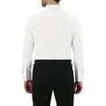 thumbnail image 2 of Report Collection Long Sleeve 4-Way Stretch Men's Woven Dress Shirt Solid Print, 2 of 5