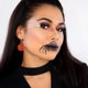 thumbnail image 5 of Pendientes de calabaza de Halloween - Pendientes colgantes de cristal para mujer Pendientes de calabaza sonriente de noche navideña, 5 of 6
