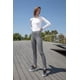 thumbnail image 4 of Leggings multicolor André Badi estampado con detalle cruzado y abertura en tobillos, 4 of 5