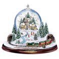 thumbnail image 1 of Globo de Nieve Musical The Bradford Exchange Thomas Kinkade 24 cm, 1 of 5