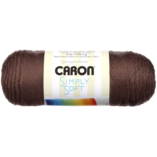 Caron® Fil Simply Soft®, Acrylique #4 Moyen, 6oz/170g, 315 Yards