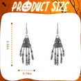 thumbnail image 5 of DESIGNICE Halloween Earrings,Hand Fun Earrings,Alloy Resistant Deformation Fun Earrings for Women,Style3, 5 of 7