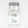 thumbnail image 1 of Saying Duvet Cover Set, My Universe Unicorn Self Care Philosophical Lettering on a Plain Back, Bedding Set with Shams and Fitted Sheet, 3 Sizes, by Ambesonne, 1 of 3
