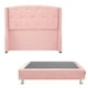 thumbnail image 1 of Box Base Cama Matrimonial + Cabecera Zefyr Rosa Dicasa  Zefyr Pink, 1 of 8
