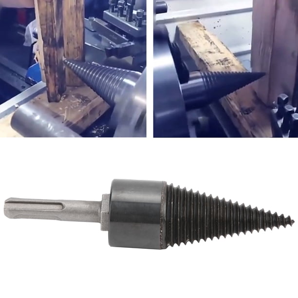 Broca Perforadora De Cono De Madera, Herramienta Para Dividir Madera, Herramientas De Corte De Leña, Divisor De Madera Para Plátano Para Roble Para Nogal
