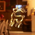 thumbnail image 5 of Christmas Window Silhouette Lighted Xmas Decoration for Window Home Room Party Shop Indoor Window Light, 5 of 9