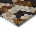 thumbnail image 4 of Addison Rugs Mayfield Washable Cowhide Octagon Multi Rectangle Rug, 10' x 14', 4 of 6