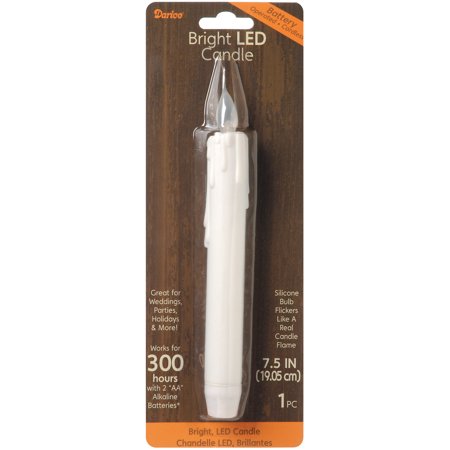 Battery Operated LED Taper Candle 7.5
